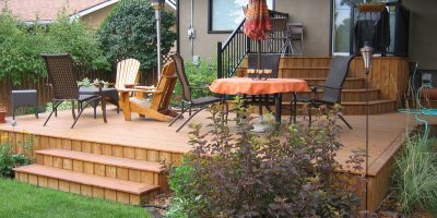 new cedar deck install